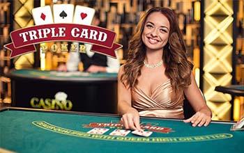 Uživo igra Triple Card Poker